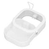 Clear Small Containers ABS TPE Transparent Drawer Organizers with Push Switch for BeadsWhite - Rear View