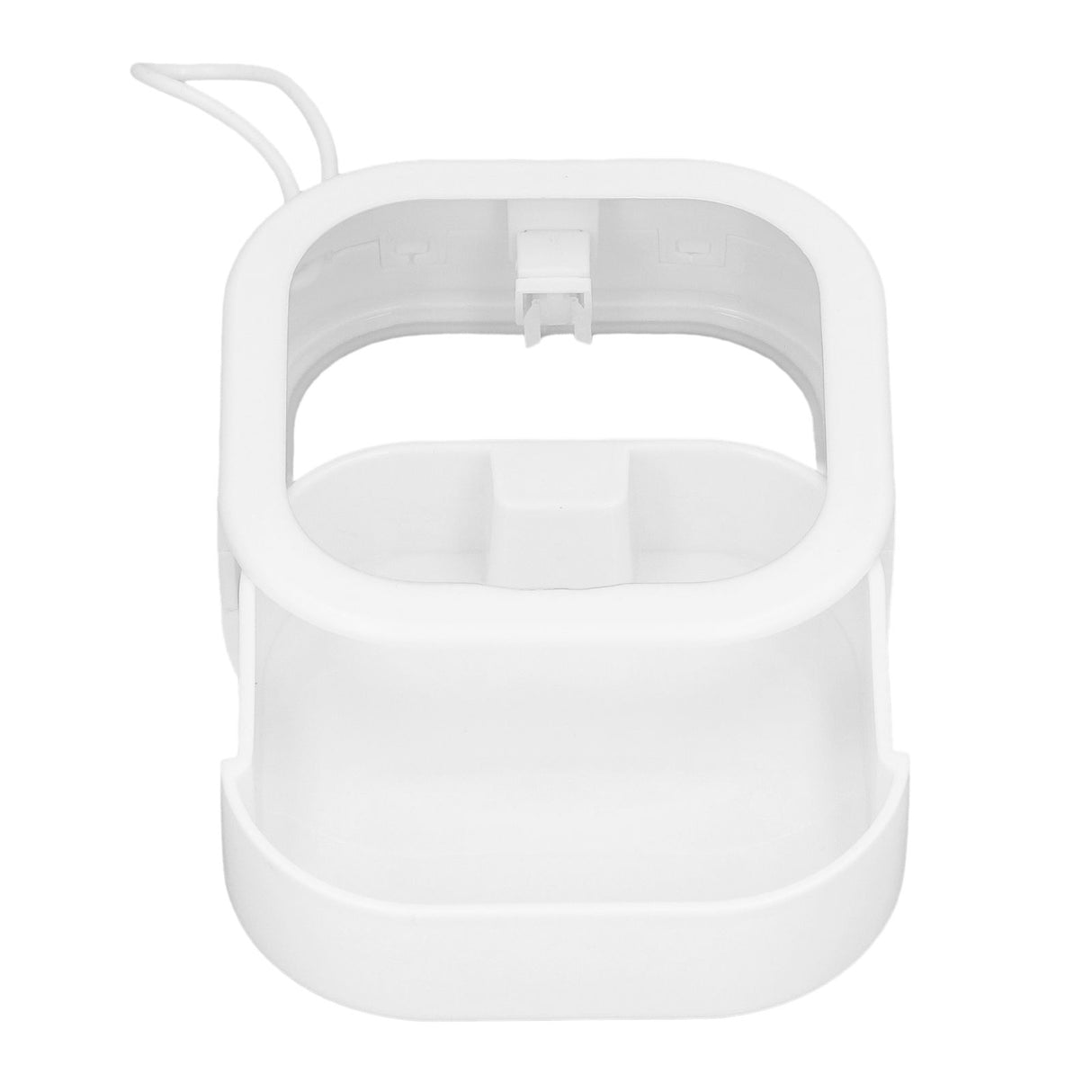 Clear Small Containers ABS TPE Transparent Drawer Organizers with Push Switch for BeadsWhite