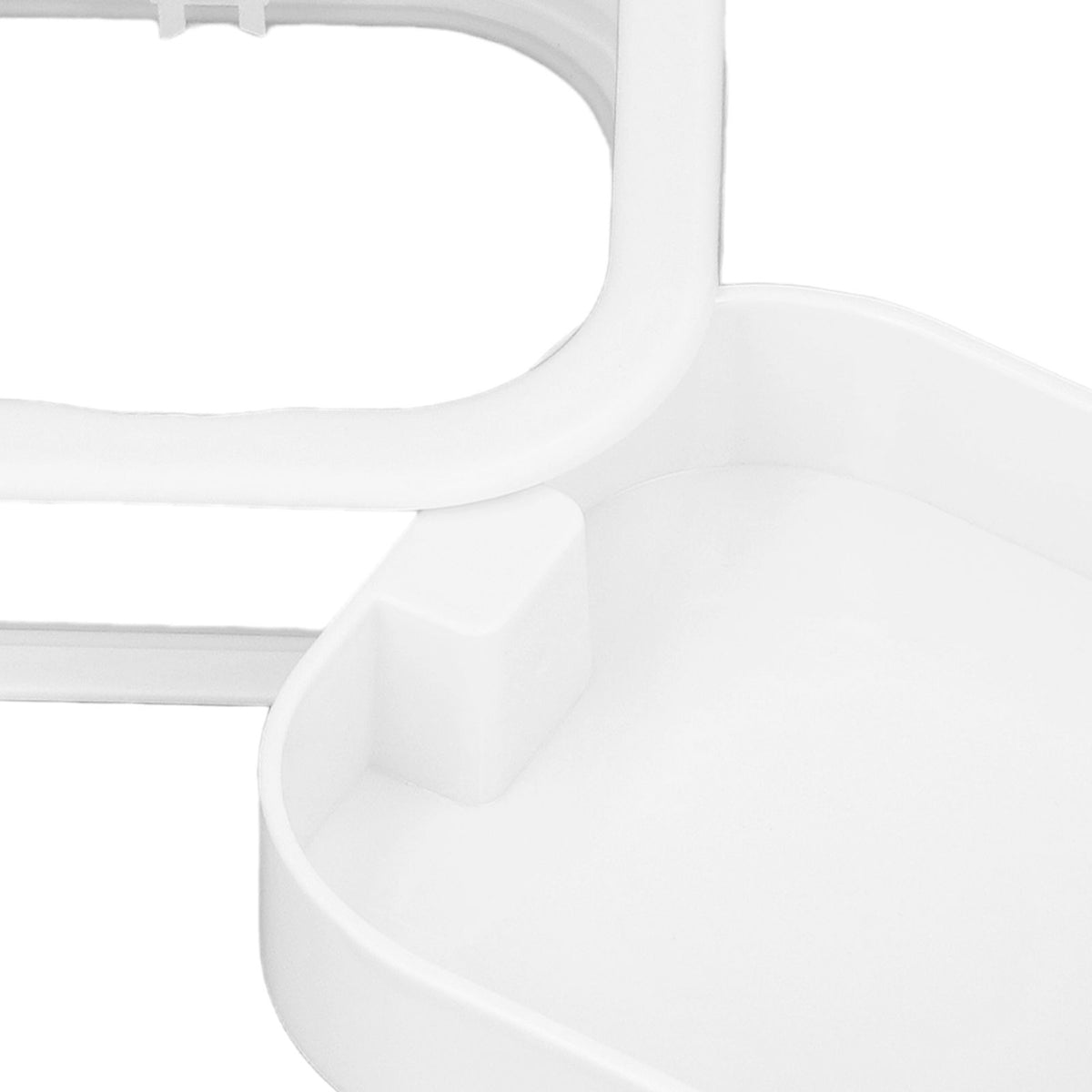 Clear Small Containers ABS TPE Transparent Drawer Organizers with Push Switch for BeadsWhite