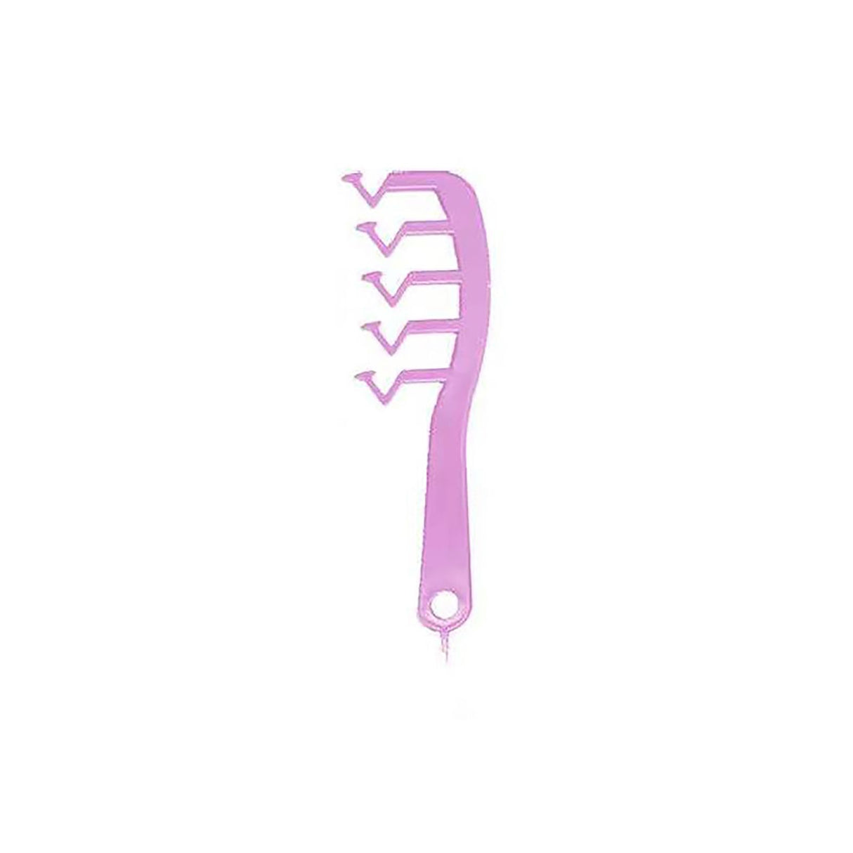 Z Shape Hair Comb Plastic Portable Detangling Combs Hair Styling Tool for Beauty SalonPurple