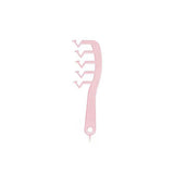 Z Shape Hair Comb Plastic Portable Detangling Combs Hair Styling Tool for Beauty SalonPink