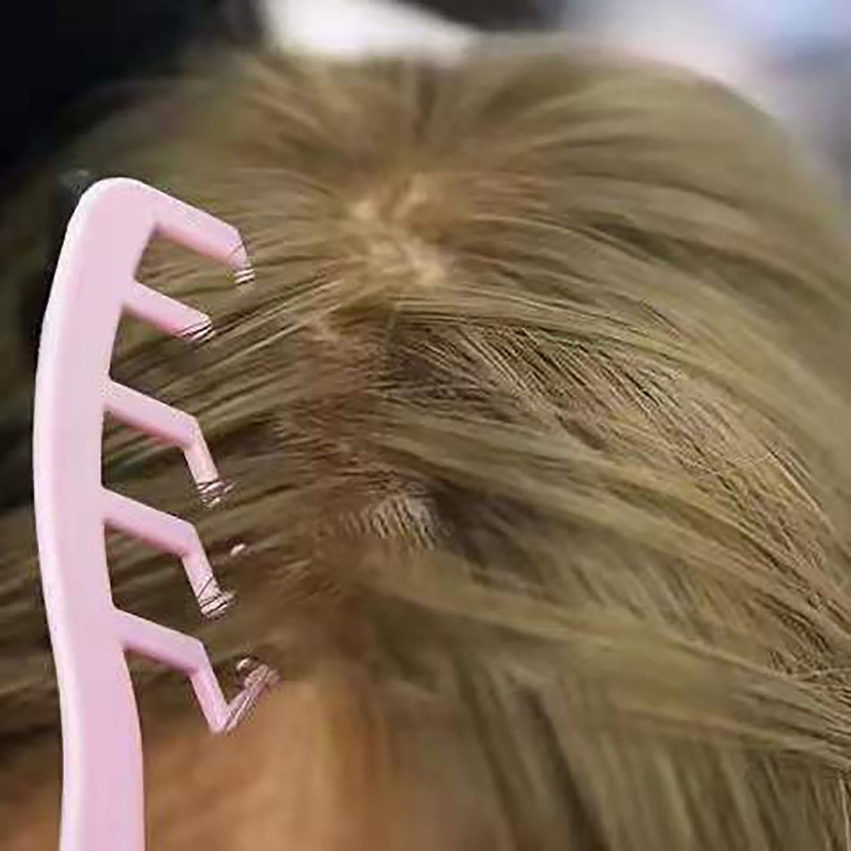 Z Shape Hair Comb Plastic Portable Detangling Combs Hair Styling Tool for Beauty SalonPink