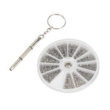 Screw Nut Assortment Kit 600pcs Watch Glasses Small Screw Nut Repair Kit with Screwdriver M1M1.2 M1.4 M1.6