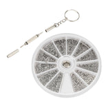 Screw Nut Assortment Kit 600pcs Watch Glasses Small Screw Nut Repair Kit with Screwdriver M1M1.2 M1.4 M1.6