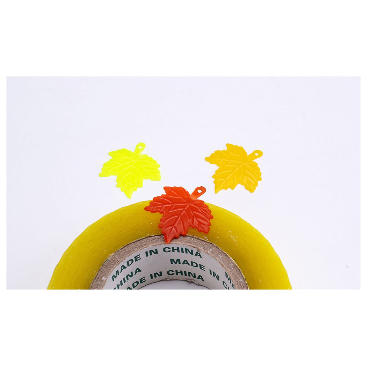 Box Opener Compact Universal Plastic Package Opener for Envelope Express Bag Grocery Bag Cardboard BoxMaple Leaf Style 4.5x5cm / 1.8x2in