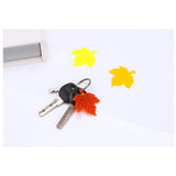 Box Opener Compact Universal Plastic Package Opener for Envelope Express Bag Grocery Bag Cardboard BoxMaple Leaf Style 4.5x5cm / 1.8x2in - Rear View