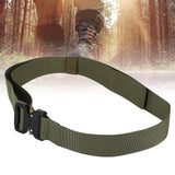 Waist Belt Quick Release Simple Stylish Durable Waterproof Sweatproof Multipurpose Outdoor Tactics BeltGreen