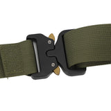 Waist Belt Quick Release Simple Stylish Durable Waterproof Sweatproof Multipurpose Outdoor Tactics BeltGreen - Extra Image