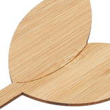 10pcs Plant Labels Bamboo Material Easy Writing 1/8 in Thickness Decorative Garden Markers for GardenerLeaf Shape - Extra Image