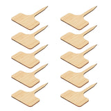 10pcs Plant Labels Bamboo Material Easy Writing 1/8 in Thickness Decorative Garden Markers for GardenerT Shape - Side View