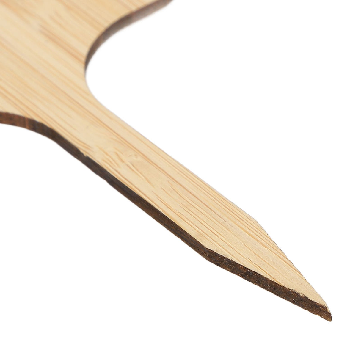 10pcs Plant Labels Bamboo Material Easy Writing 1/8 in Thickness Decorative Garden Markers for GardenerT Shape