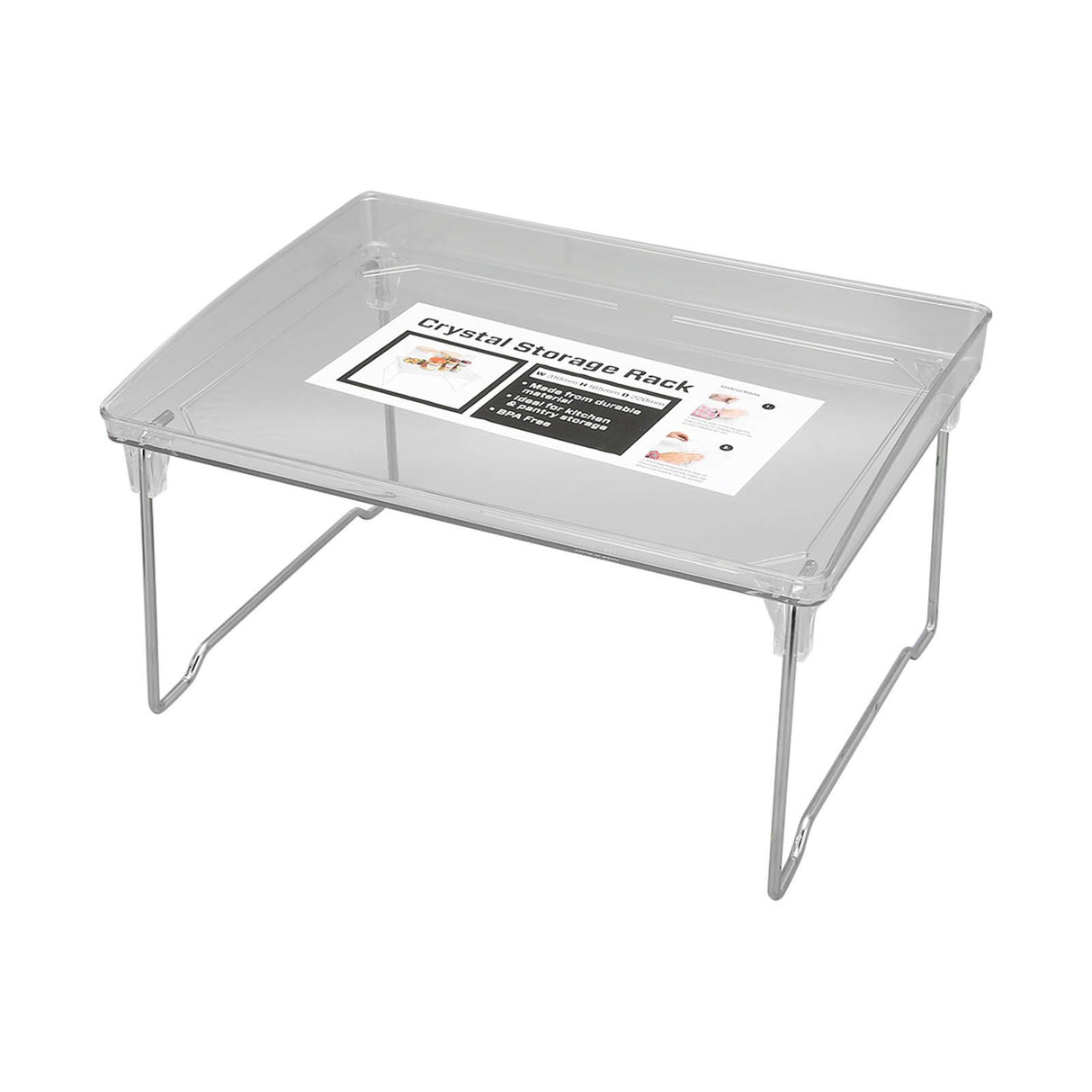 Desk Organizer Rack Stainless Steel Foldable Multifunctional Desktop Storage Shelf for Home