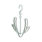 Shoes Drying Rack PP 360° Rotatable Windproof Connectable Shoes Storage Hanger for Scarves HatsGreen
