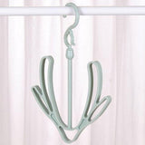 Shoes Drying Rack PP 360° Rotatable Windproof Connectable Shoes Storage Hanger for Scarves HatsGreen
