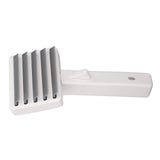 Dog Deshedding Brush Durable ABS Portable Comfortable Handle Body Massage Hair Scurf Removal Dog Brush for Dog Cat Pet - Front View