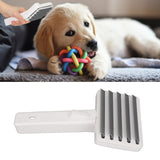Dog Deshedding Brush Durable ABS Portable Comfortable Handle Body Massage Hair Scurf Removal Dog Brush for Dog Cat Pet - Extra Image