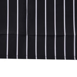 Bib Apron Waterproof Adjustable Kitchen Cooking Aprons with Dual Pockets for Kitchens Restaurants BakersBlack and White Bars