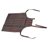 Bib Apron Waterproof Adjustable Kitchen Cooking Aprons with Dual Pockets for Kitchens Restaurants BakersRed and White Bars
