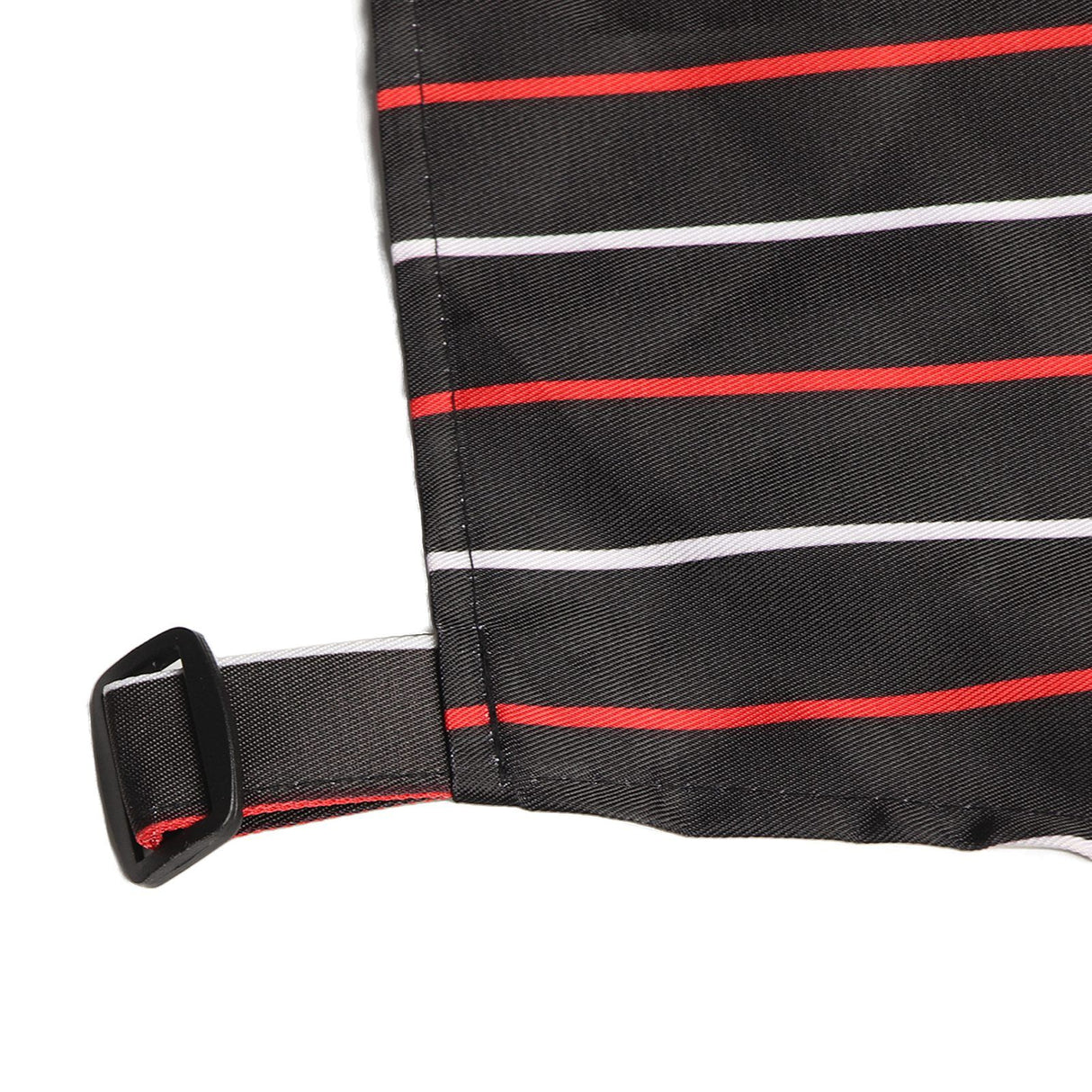 Bib Apron Waterproof Adjustable Kitchen Cooking Aprons with Dual Pockets for Kitchens Restaurants BakersRed and White Bars