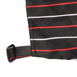 Bib Apron Waterproof Adjustable Kitchen Cooking Aprons with Dual Pockets for Kitchens Restaurants BakersRed and White Bars - Extra Image