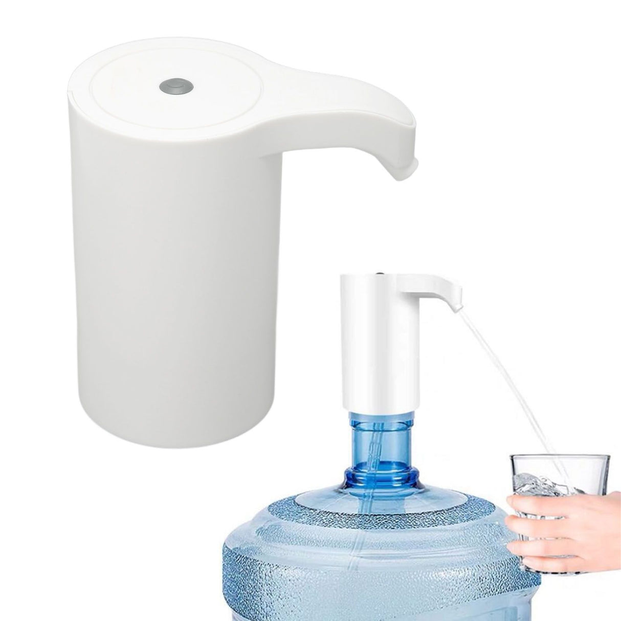 Electric Water Pump Easy Installation Lightweight Portable USB Charging Water Bottle Dispenser 5V