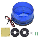 LED Car Strobe Light DC12V 5W 15 LEDs Multipurpose LED Traffic Warning Light for Cars Trucks BusesBlue