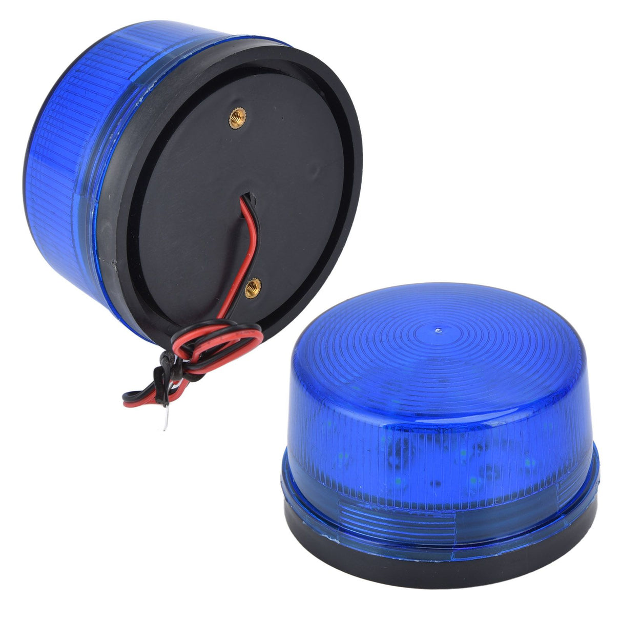 LED Car Strobe Light DC12V 5W 15 LEDs Multipurpose LED Traffic Warning Light for Cars Trucks BusesBlue