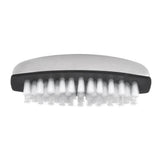 Fruit Vegetable Cleaning Brush 304 Stainless Steel Nylon Wool Multifunction Finger Nail Brush for Kitchen - Front View
