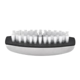 Fruit Vegetable Cleaning Brush 304 Stainless Steel Nylon Wool Multifunction Finger Nail Brush for Kitchen - Low Angle
