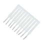 10pcs Mini Shower Head Cleaning Brush Scratch Proof Slip Proof Small Hole Nylon Cleaner Brush for Nozzle Blockages