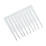 10pcs Mini Shower Head Cleaning Brush Scratch Proof Slip Proof Small Hole Nylon Cleaner Brush for Nozzle Blockages
