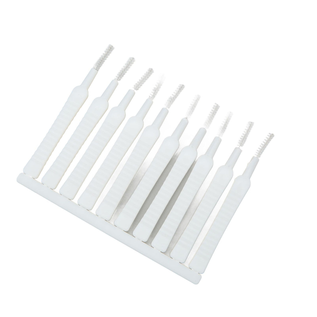 10pcs Mini Shower Head Cleaning Brush Scratch Proof Slip Proof Small Hole Nylon Cleaner Brush for Nozzle Blockages