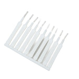 10pcs Mini Shower Head Cleaning Brush Scratch Proof Slip Proof Small Hole Nylon Cleaner Brush for Nozzle Blockages