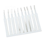 10pcs Mini Shower Head Cleaning Brush Scratch Proof Slip Proof Small Hole Nylon Cleaner Brush for Nozzle Blockages
