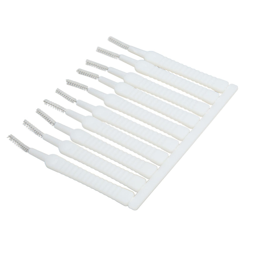 10pcs Mini Shower Head Cleaning Brush Scratch Proof Slip Proof Small Hole Nylon Cleaner Brush for Nozzle Blockages