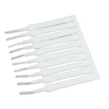 10pcs Mini Shower Head Cleaning Brush Scratch Proof Slip Proof Small Hole Nylon Cleaner Brush for Nozzle Blockages - Rear View