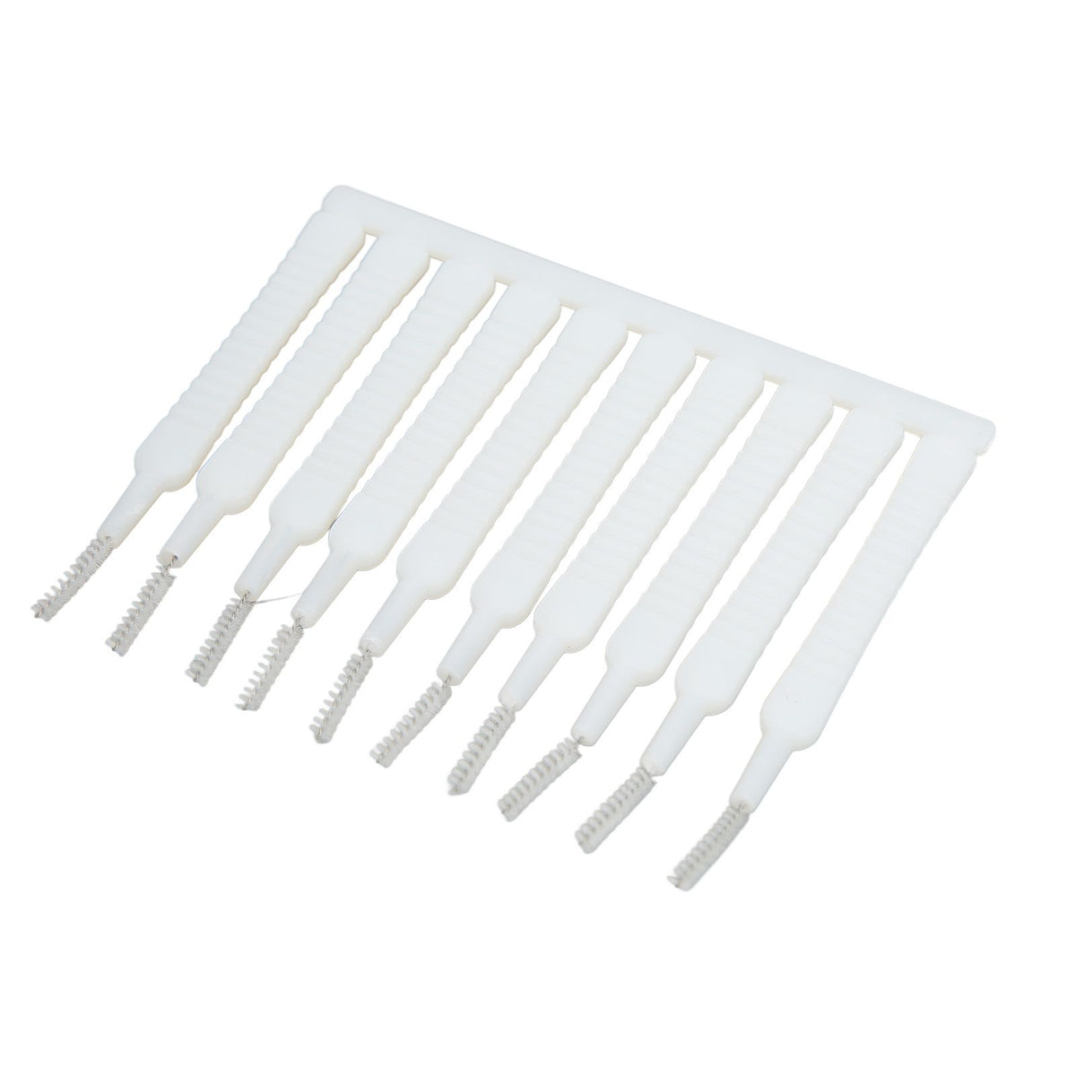 10pcs Mini Shower Head Cleaning Brush Scratch Proof Slip Proof Small Hole Nylon Cleaner Brush for Nozzle Blockages