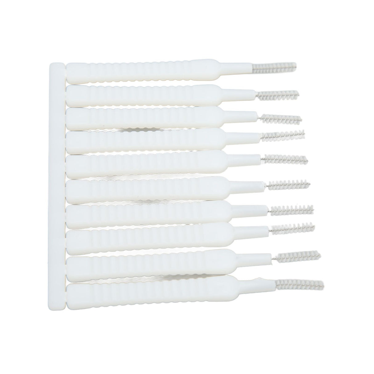 10pcs Mini Shower Head Cleaning Brush Scratch Proof Slip Proof Small Hole Nylon Cleaner Brush for Nozzle Blockages