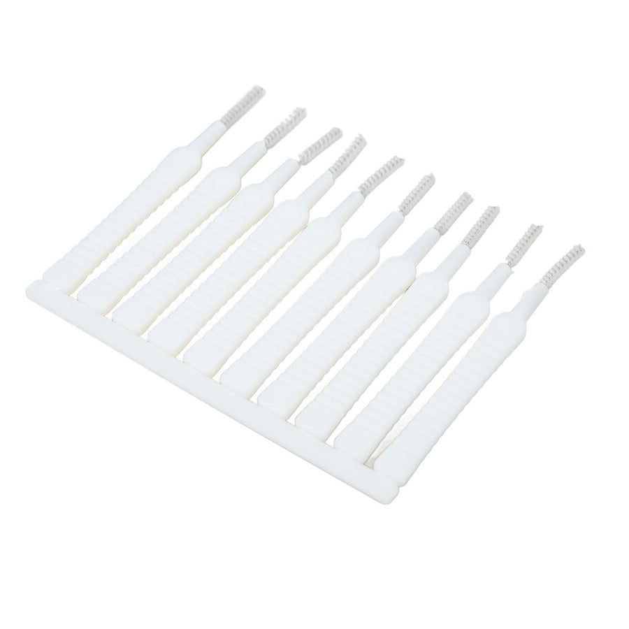 10pcs Mini Shower Head Cleaning Brush Scratch Proof Slip Proof Small Hole Nylon Cleaner Brush for Nozzle Blockages