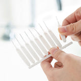 10pcs Mini Shower Head Cleaning Brush Scratch Proof Slip Proof Small Hole Nylon Cleaner Brush for Nozzle Blockages