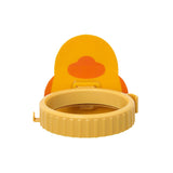 Hair Dryer Storage Holder Wall Mounted Punch Free Cartoon Strong Bearing Hands Free for BathroomYellow Duck