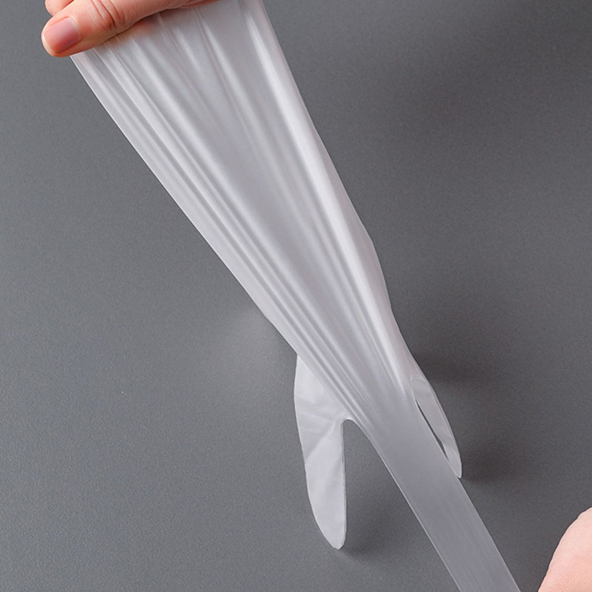 100PCS Disposable TPE Gloves Thicken Transparent Food Grade for Kitchen Baking Cooking CleaningS