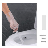 100PCS Disposable TPE Gloves Thicken Transparent Food Grade for Kitchen Baking Cooking CleaningM