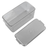 Plastic Storage Box Stackable Refrigerator Kitchen Clear Plastic Fruit Vegetable Preservation Storage BoxHigh - Top-Down View