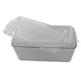 Plastic Storage Box Stackable Refrigerator Kitchen Clear Plastic Fruit Vegetable Preservation Storage BoxHigh - 45-Degree Angle