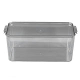 Plastic Storage Box Stackable Refrigerator Kitchen Clear Plastic Fruit Vegetable Preservation Storage BoxHigh