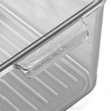 Plastic Storage Box Stackable Refrigerator Kitchen Clear Plastic Fruit Vegetable Preservation Storage BoxHigh - Extra Image