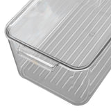 Plastic Storage Box Stackable Refrigerator Kitchen Clear Plastic Fruit Vegetable Preservation Storage BoxHigh
