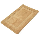 Bathroom Mats 50x80cm Rectangle Door Mat Absorbs Water Quickly Polyester Antiskid Bathroom Carpet for Bedroom Bathroom - Rear View