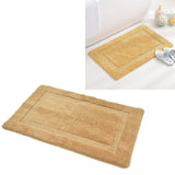 Bathroom Mats 50x80cm Rectangle Door Mat Absorbs Water Quickly Polyester Antiskid Bathroom Carpet for Bedroom Bathroom - Extra Image